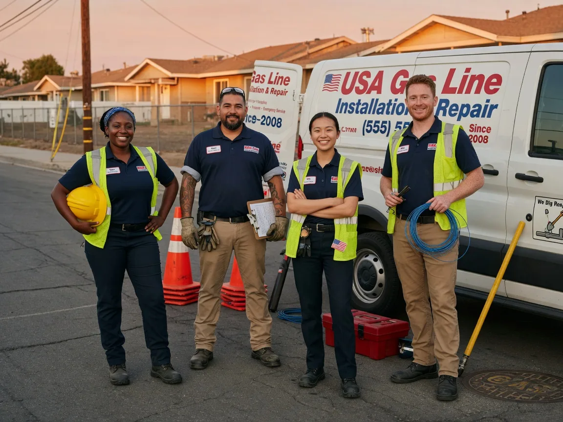 Gas Line Installation company in Lueders, TX